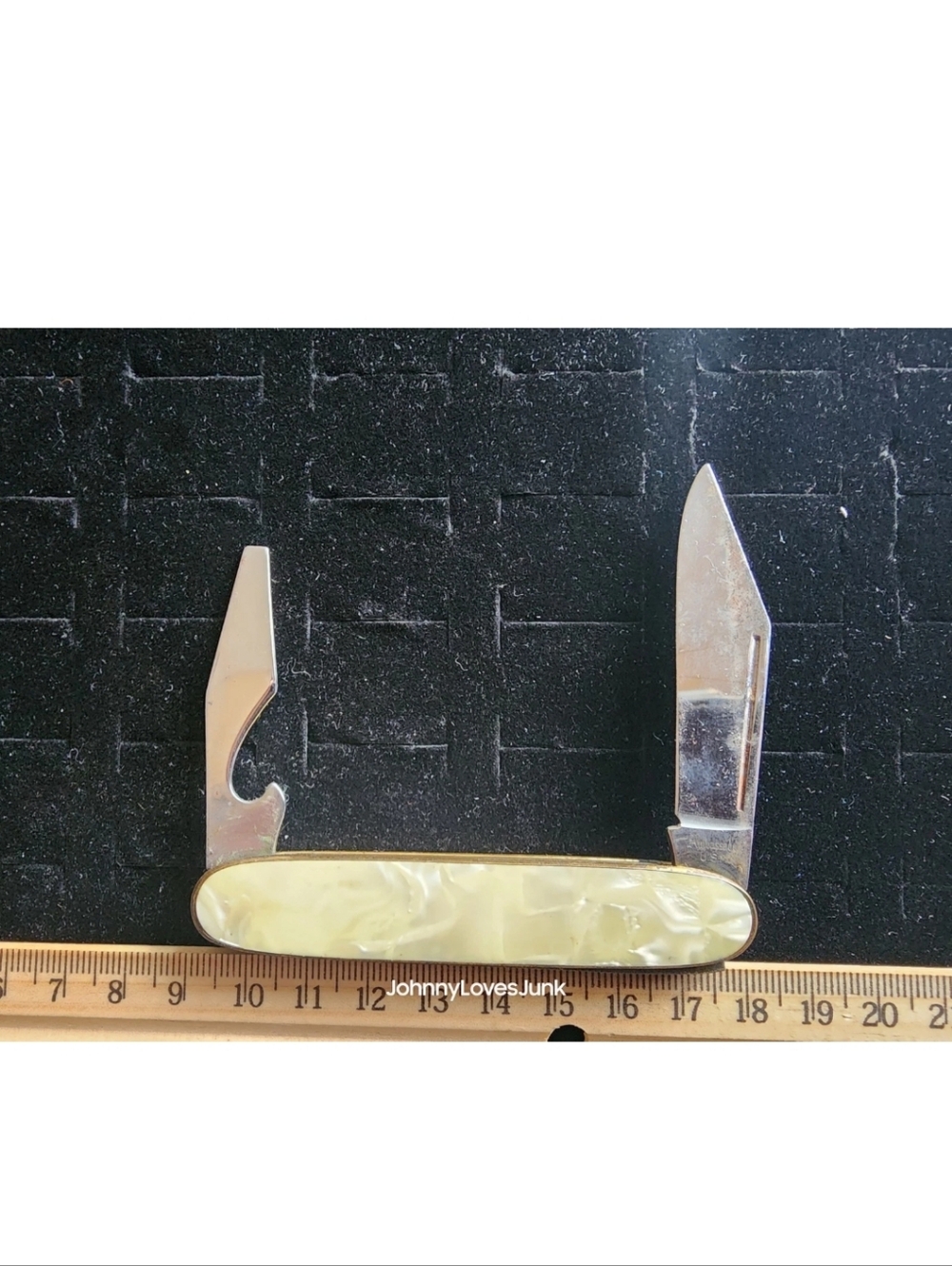 Vintage Ambassador USA 2 Blade Folding Pocketknife Used Great Shape